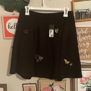 Amazing embroidered bug skirt